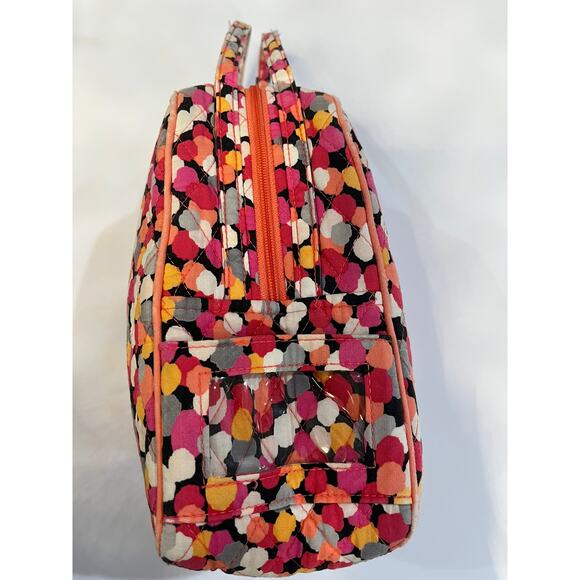 Vera Bradley Quilted Floral Lunch Bag | Insulated Lunch Tote Pink Multi - Picture 3 of 10